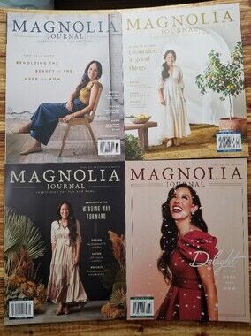 Magnolia Journal Magazine Set 18-21 2021 Joanna Gaines Chip Spring Summer Fall